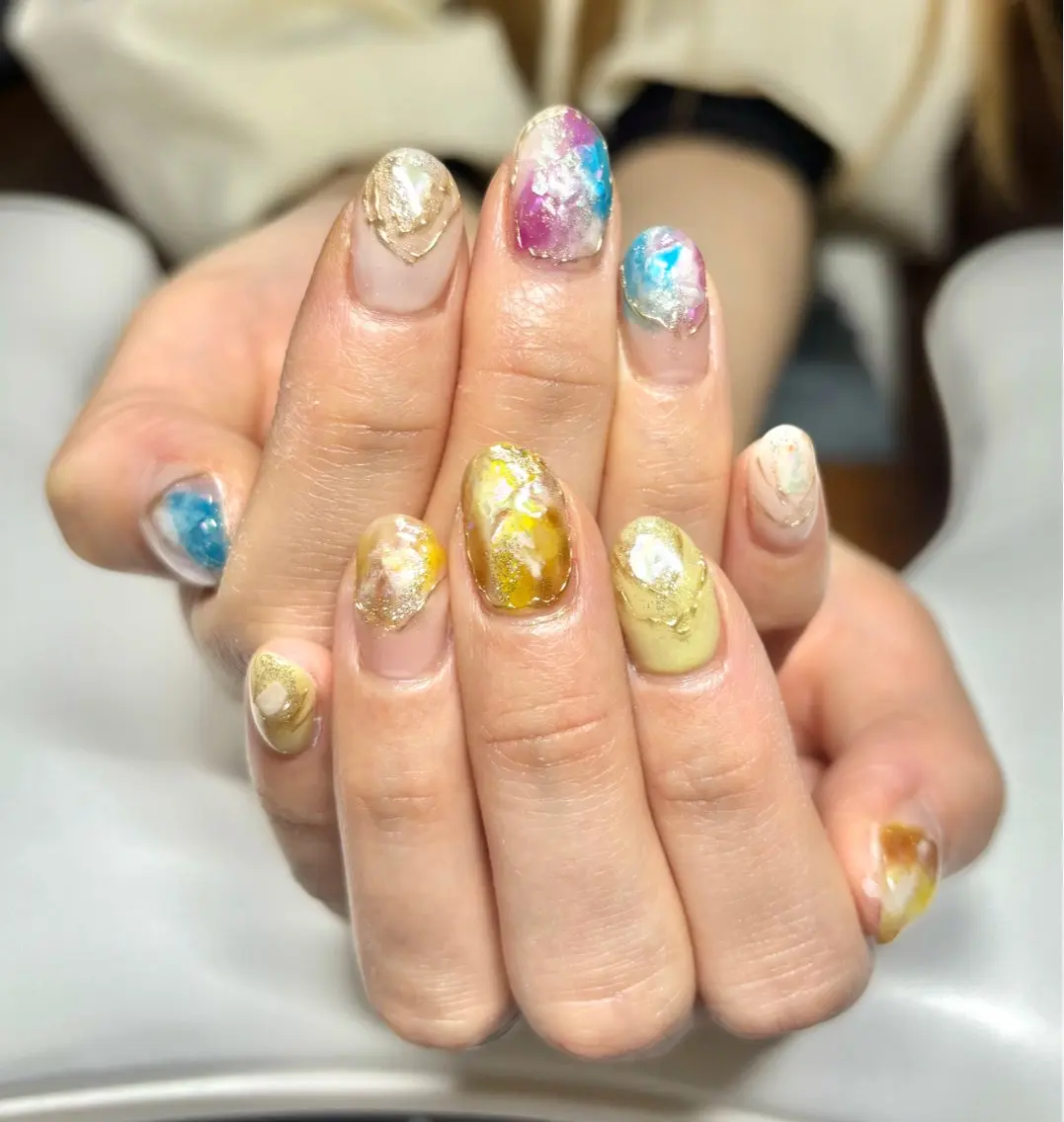 ネイル ハンドネイル 早川 理沙のネイルデザイン