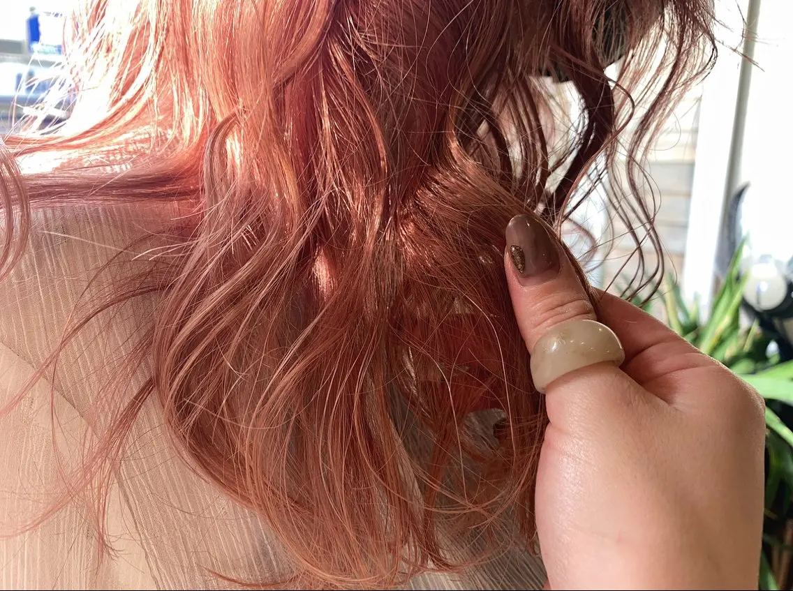 ロング カラー ヘアカラー あべ ゆうかのヘアスタイル
