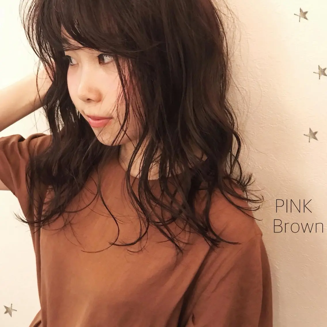 セミロング カラー 市川 千夏のヘアスタイル