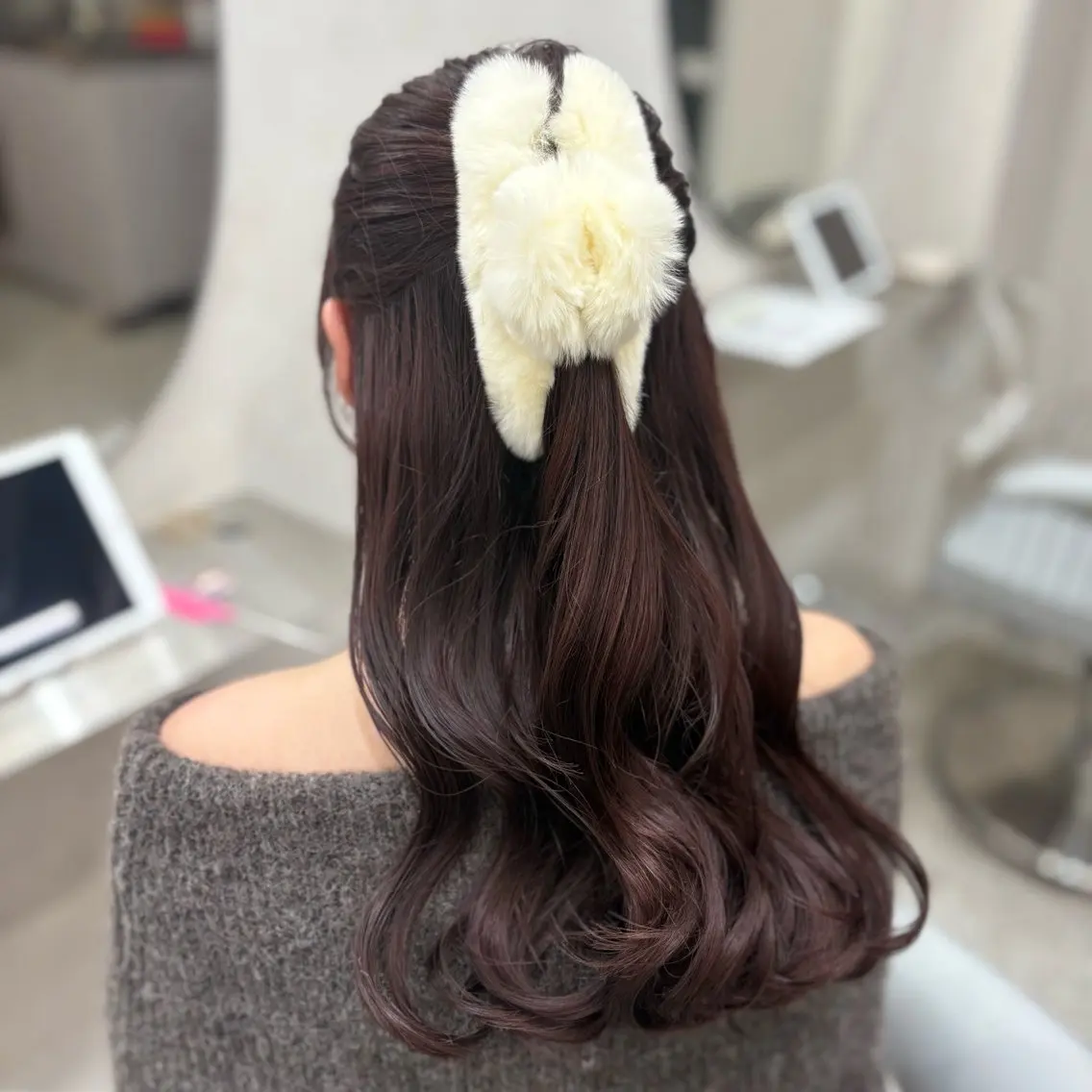 【🩷お出かけ前に🩷】コテ巻きスタイリング🪄の写真