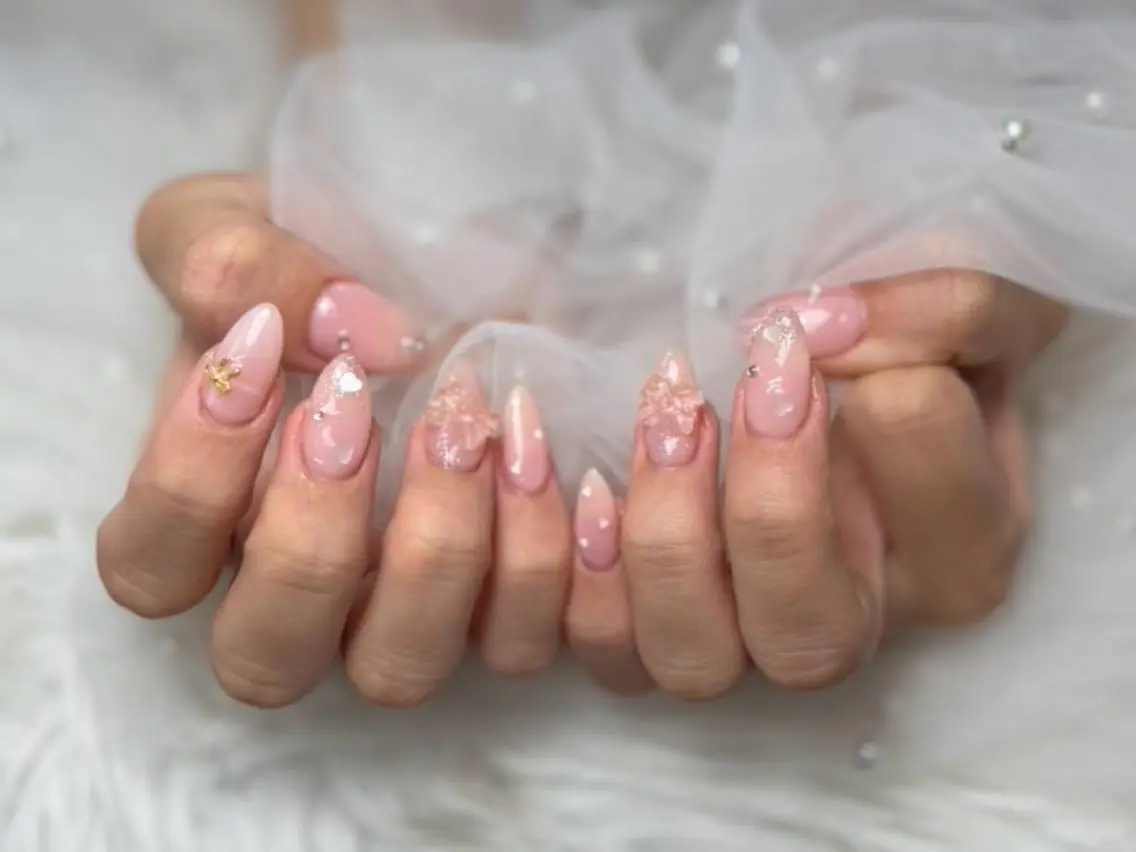 ネイル 💕リリチップ 長持ち得意🩷のネイルデザイン