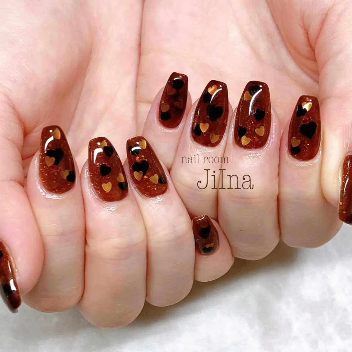 ネイル 持ち込み 春ネイル JiIna nailのネイルデザイン