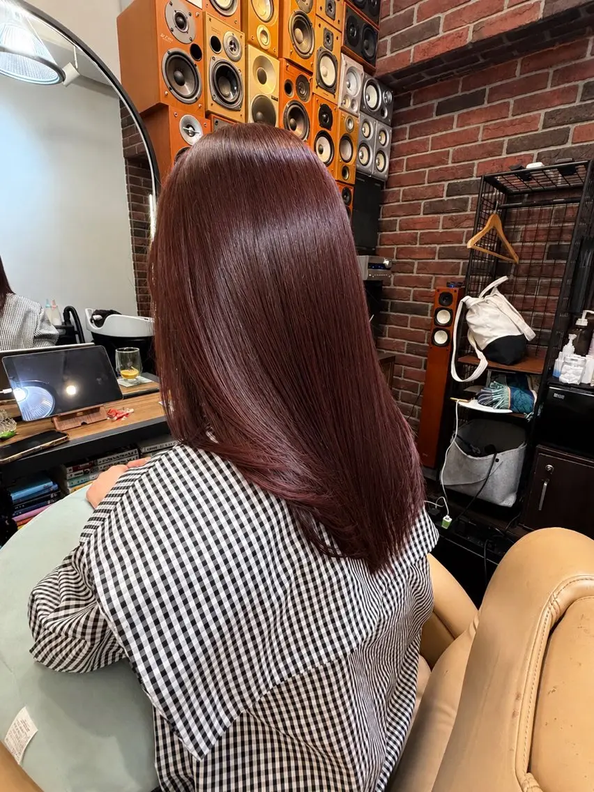 セミロング カラー Brits 学芸大学 /ミウのヘアスタイル