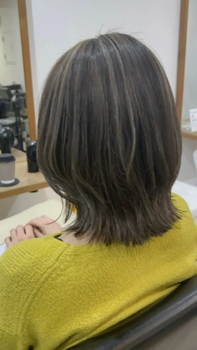 カット ヘアカラー トリートメント ボブ人気No,1✨ TAME副店長のヘアスタイル