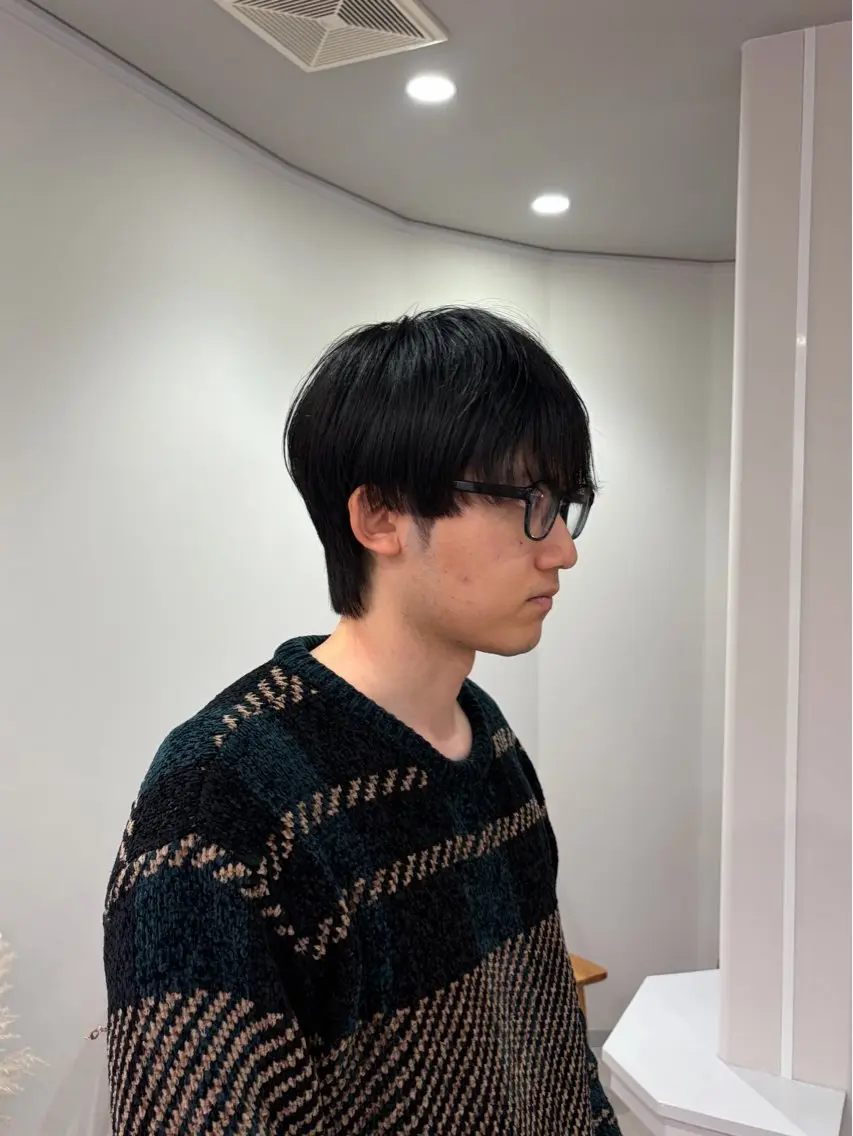 メンズ マッシュ yu riのヘアスタイル
