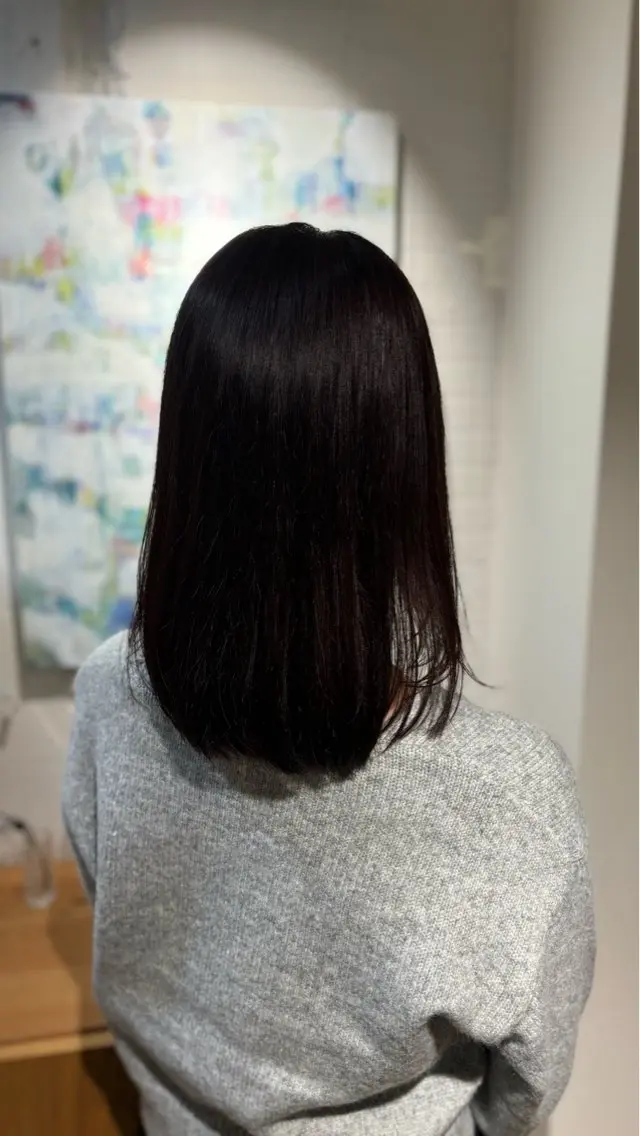 セミロング 前畑 凜のヘアスタイル