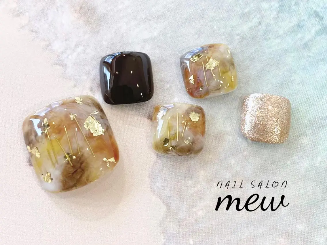 ネイル フットネイル Nail salon mewのネイルデザイン