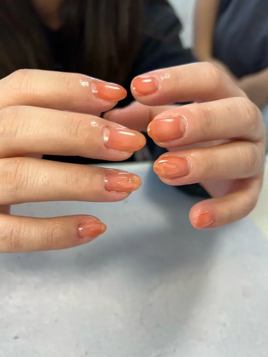 ネイル アートネイル クリアネイル ニュアンスネイル ぷっくりネイル シンプルネイル ハンドネイル nailroom amyのネイルデザイン
