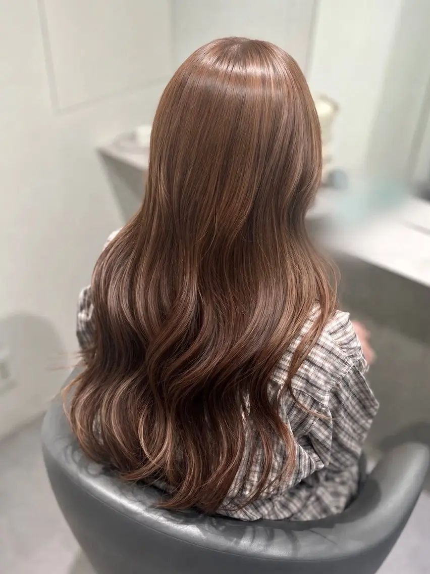 ロング カラー ブラウンカラー カット ヘアカラー suiw /AYAのヘアスタイル