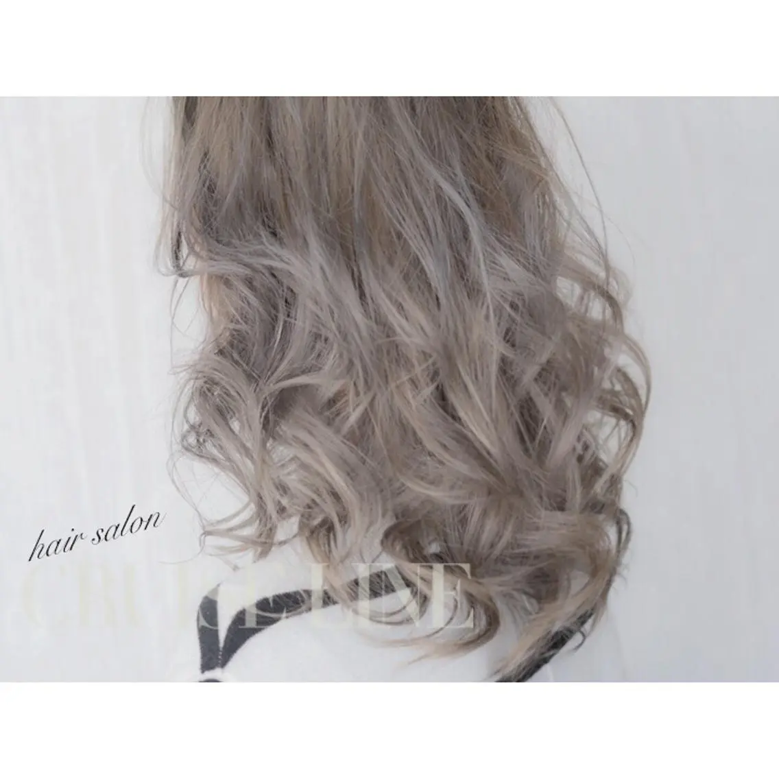 ロング カラー グレージュ 圧倒的なクォリティ✨ waku 岡崎店のヘアスタイル