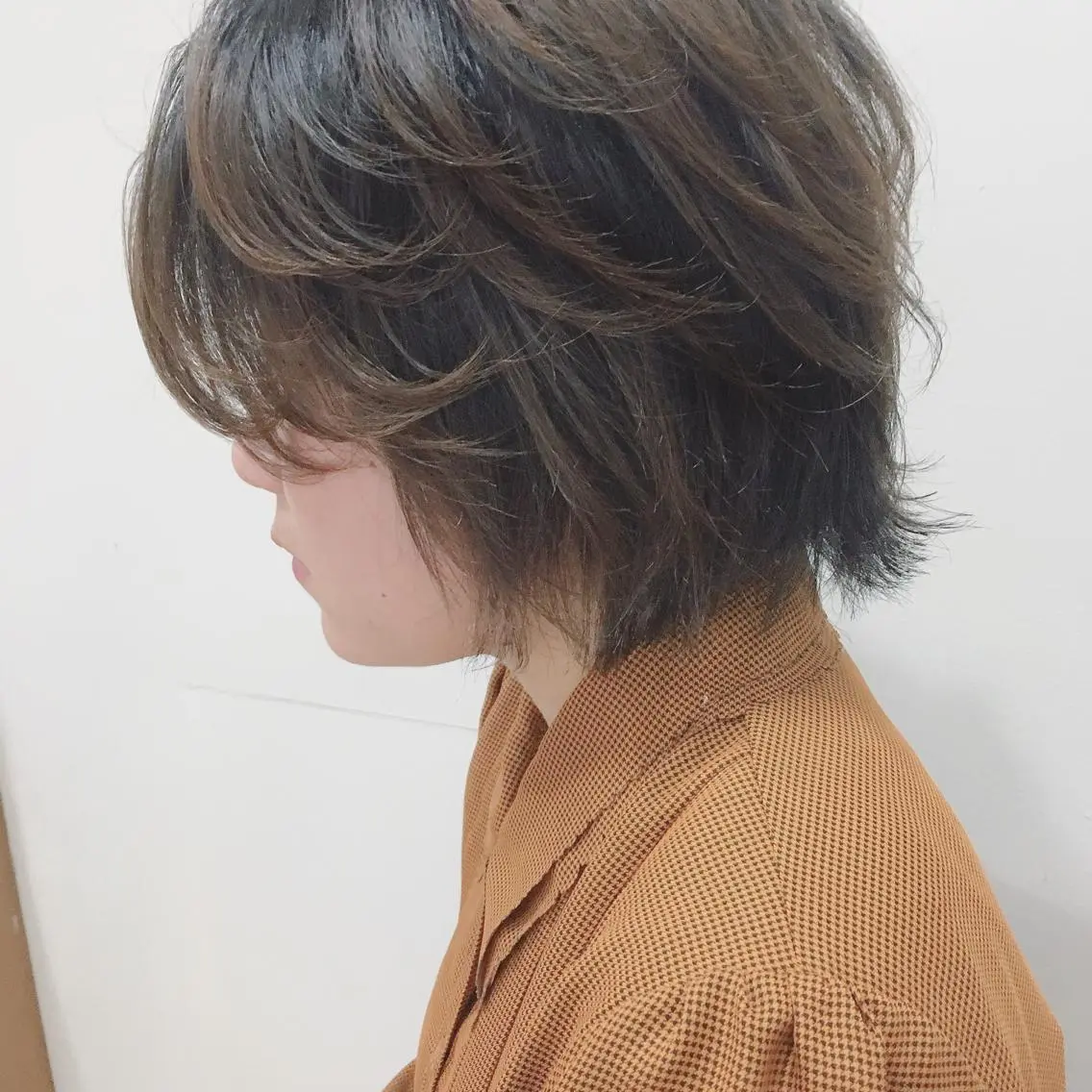 ショート カラー パーマ メンズスタイル ly本厚木のヘアスタイル
