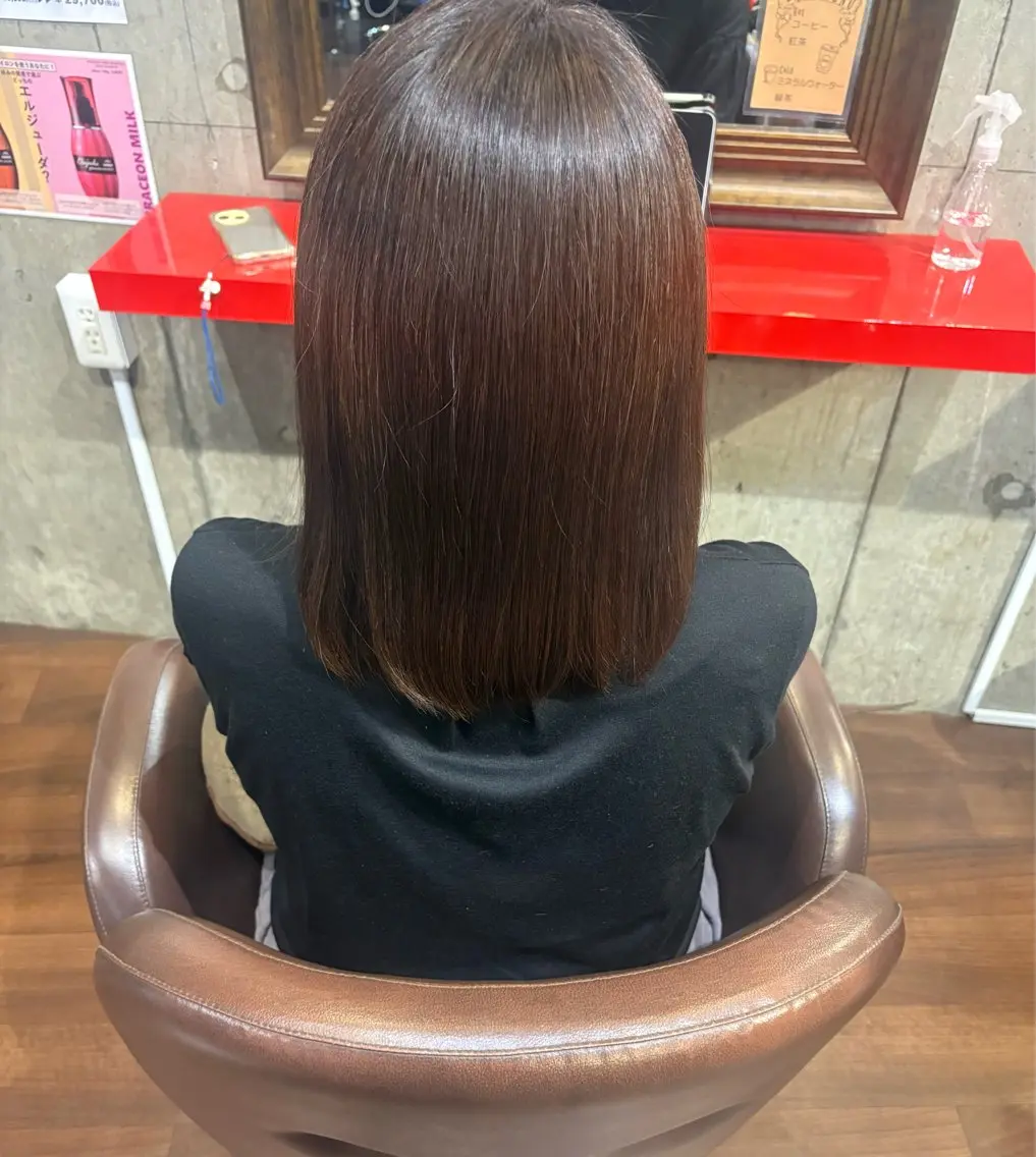 カラー 吉成 彩花のヘアスタイル