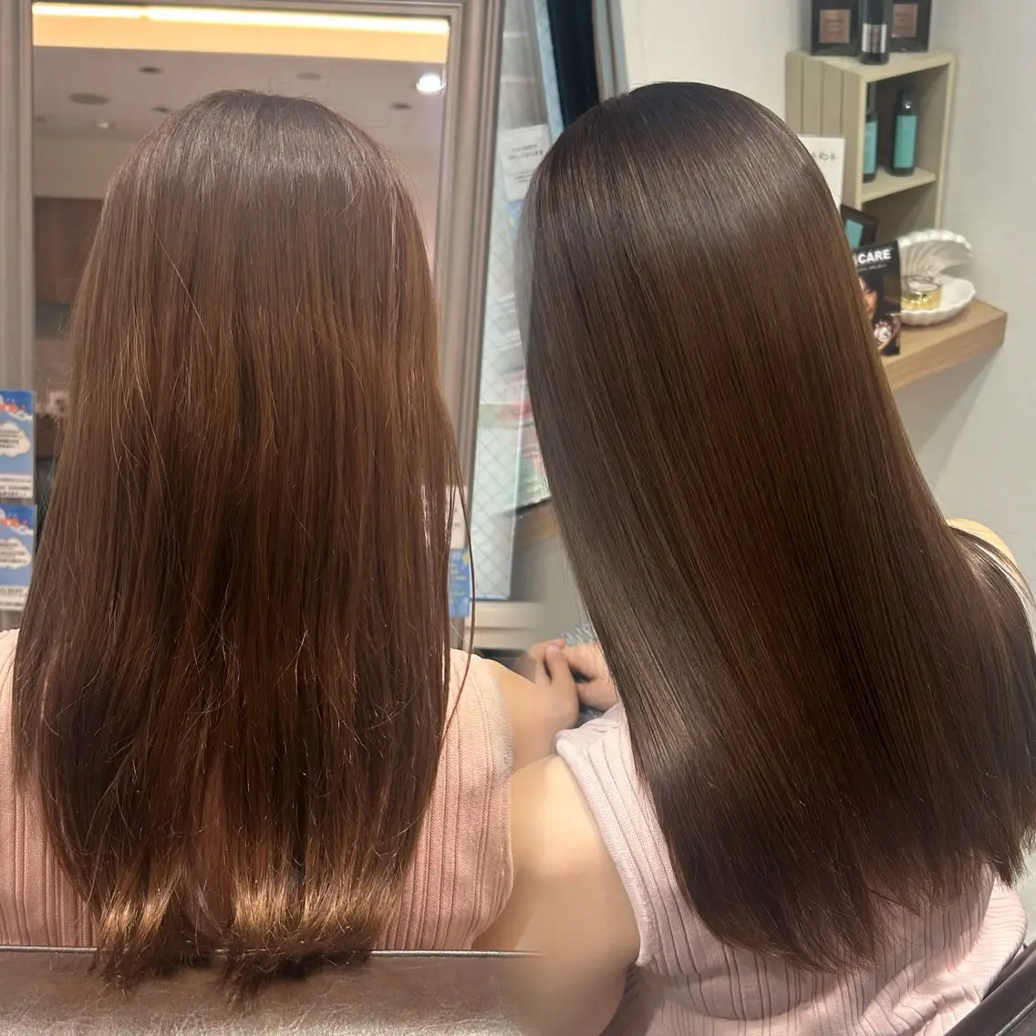 ロング 髪質改善 トリートメント トリートメント まい🎀ピンク💝 透明感/髪質改善のヘアスタイル