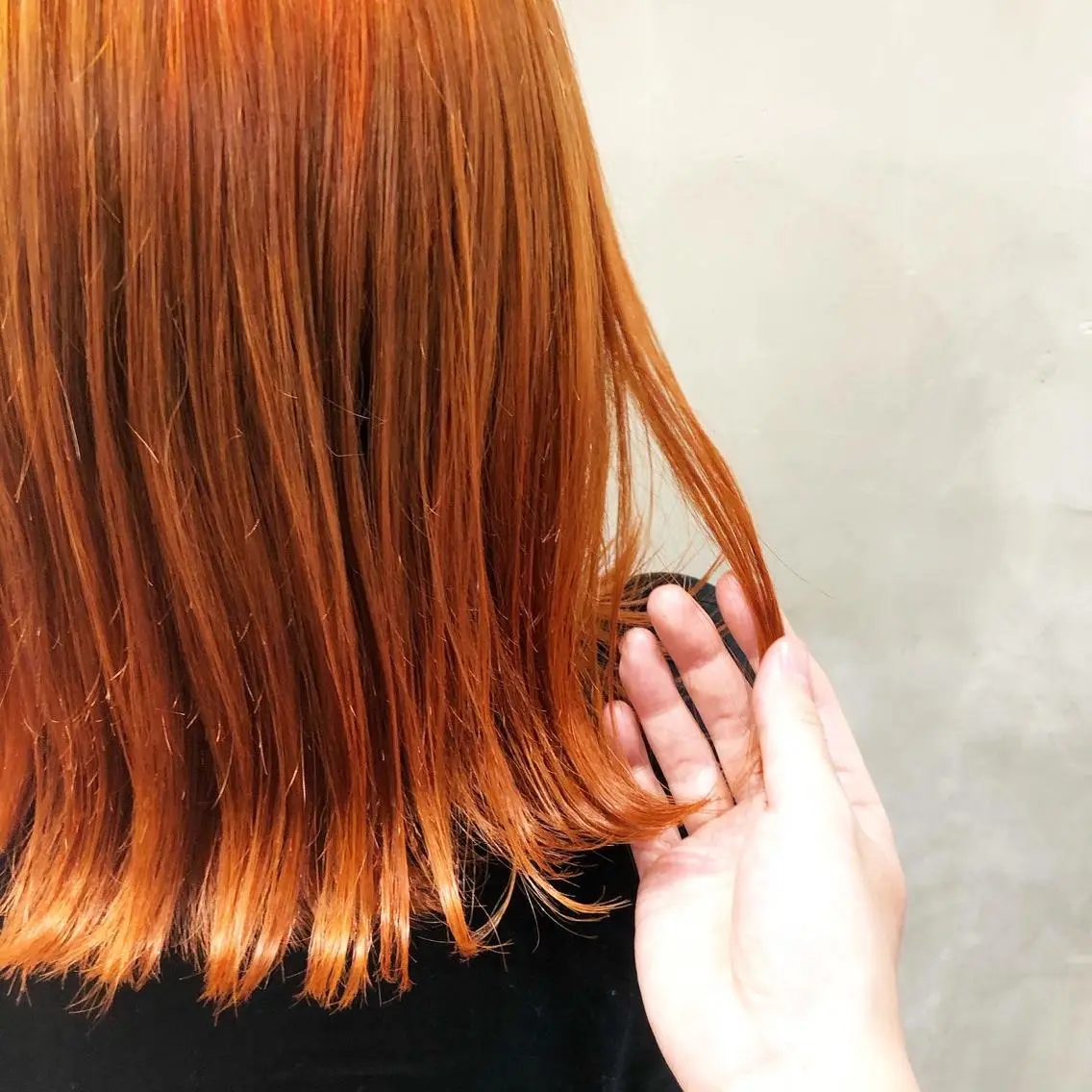 ミディアム ヘアカラー トリートメント ヘッドスパ ヘアセット kai .のヘアスタイル