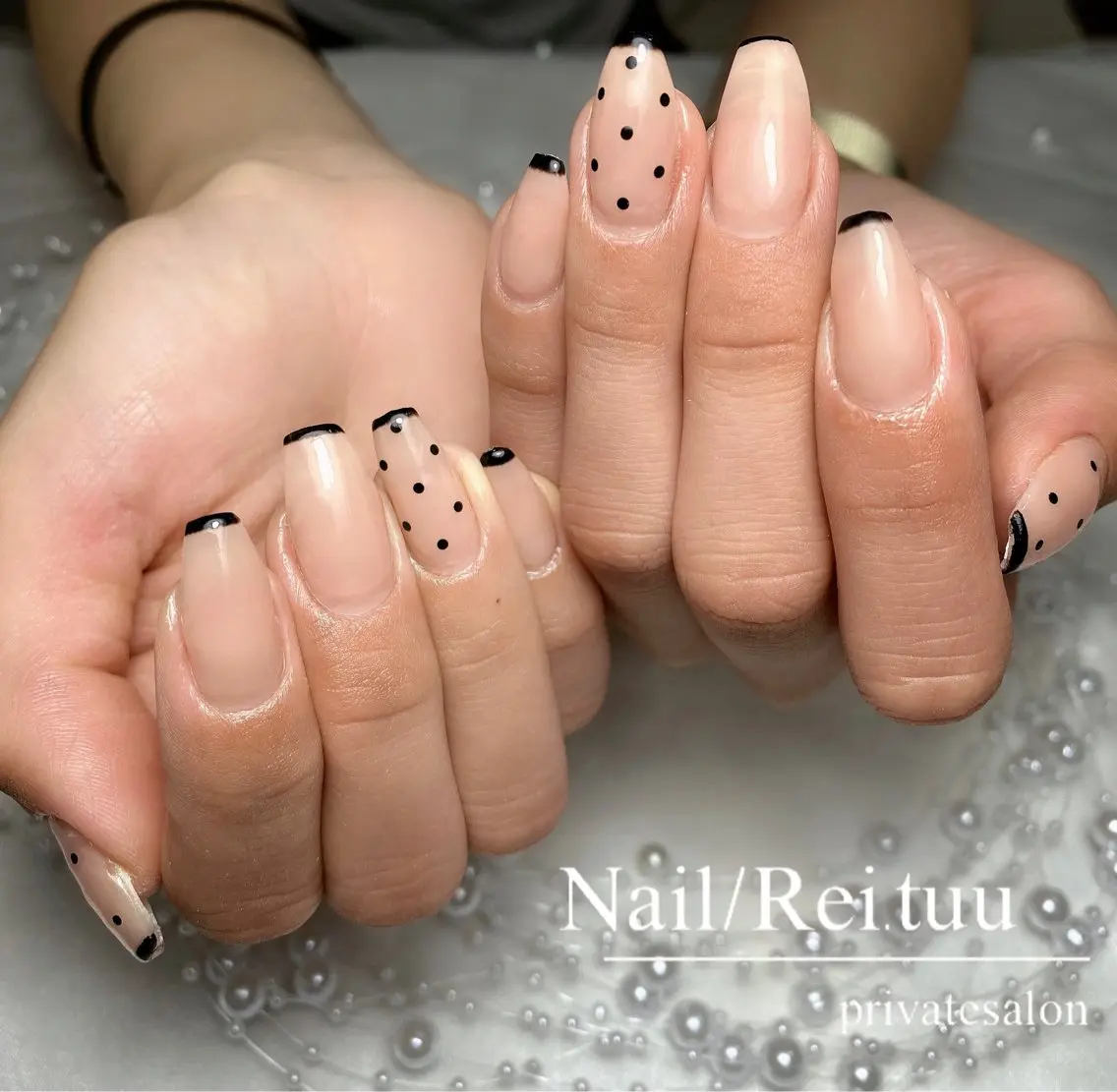 ネイル チークネイル フラッシュネイル フットネイル フレンチネイル キラキラネイル Nailsalon / Rei.tuuのネイルデザイン