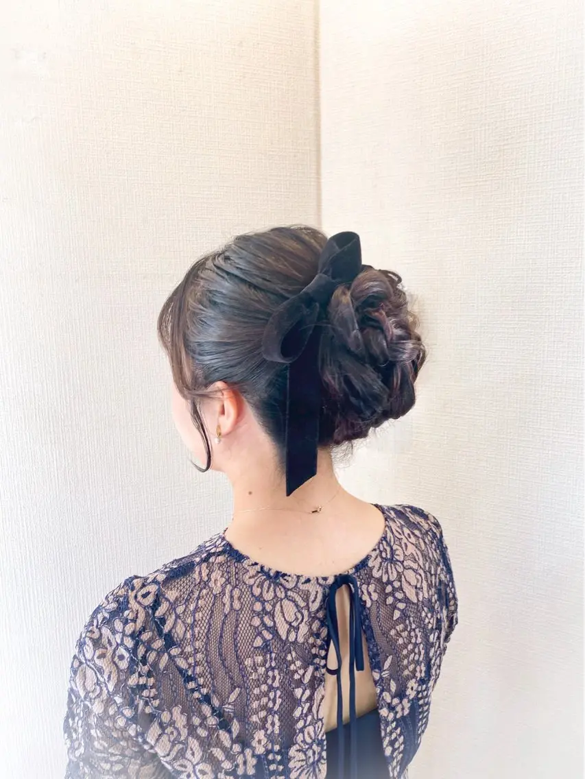 ヘアアレンジ ヘアセット hair make もりした ゆうのヘアスタイル