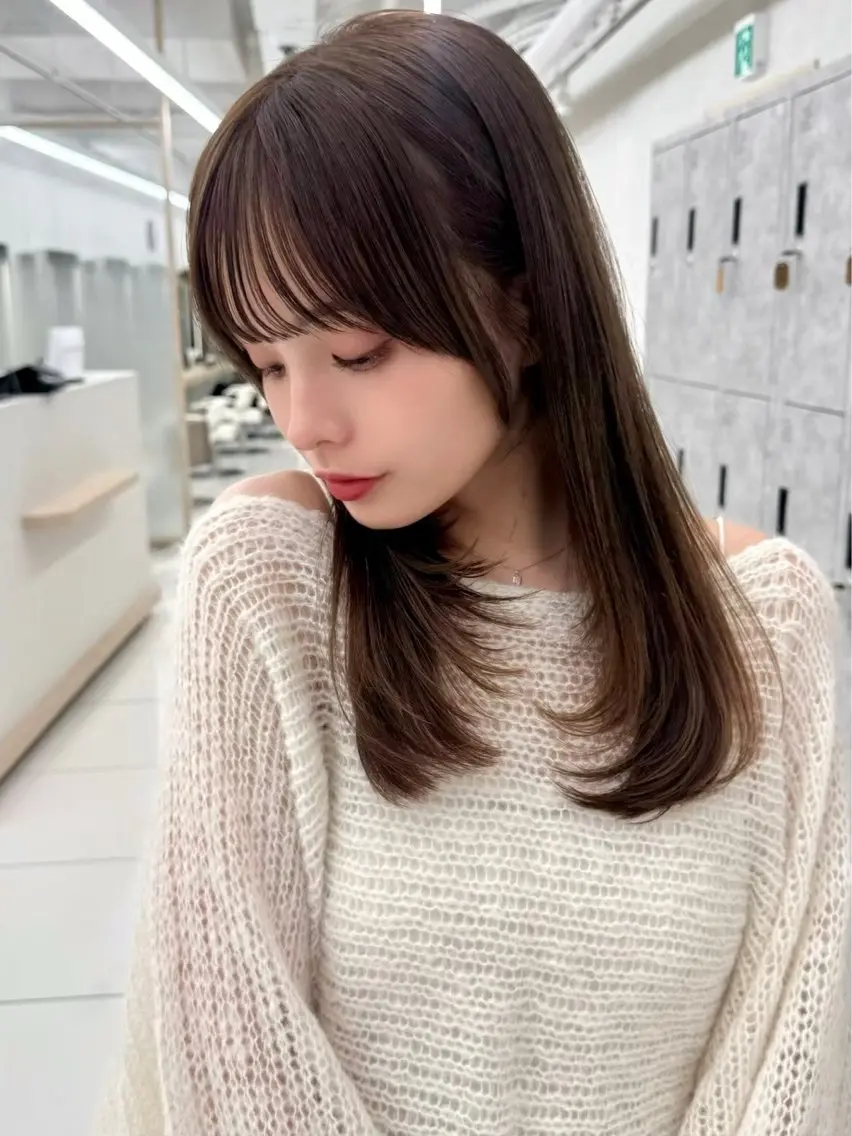 【🍑人気Ｎo.2☆モテヘア🎀】韓国風カット＋シャンプー＋プチトリートメントの写真
