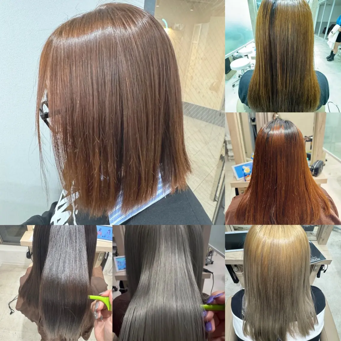 カット 縮毛矯正 トリートメント 鈴木 彩純のヘアスタイル