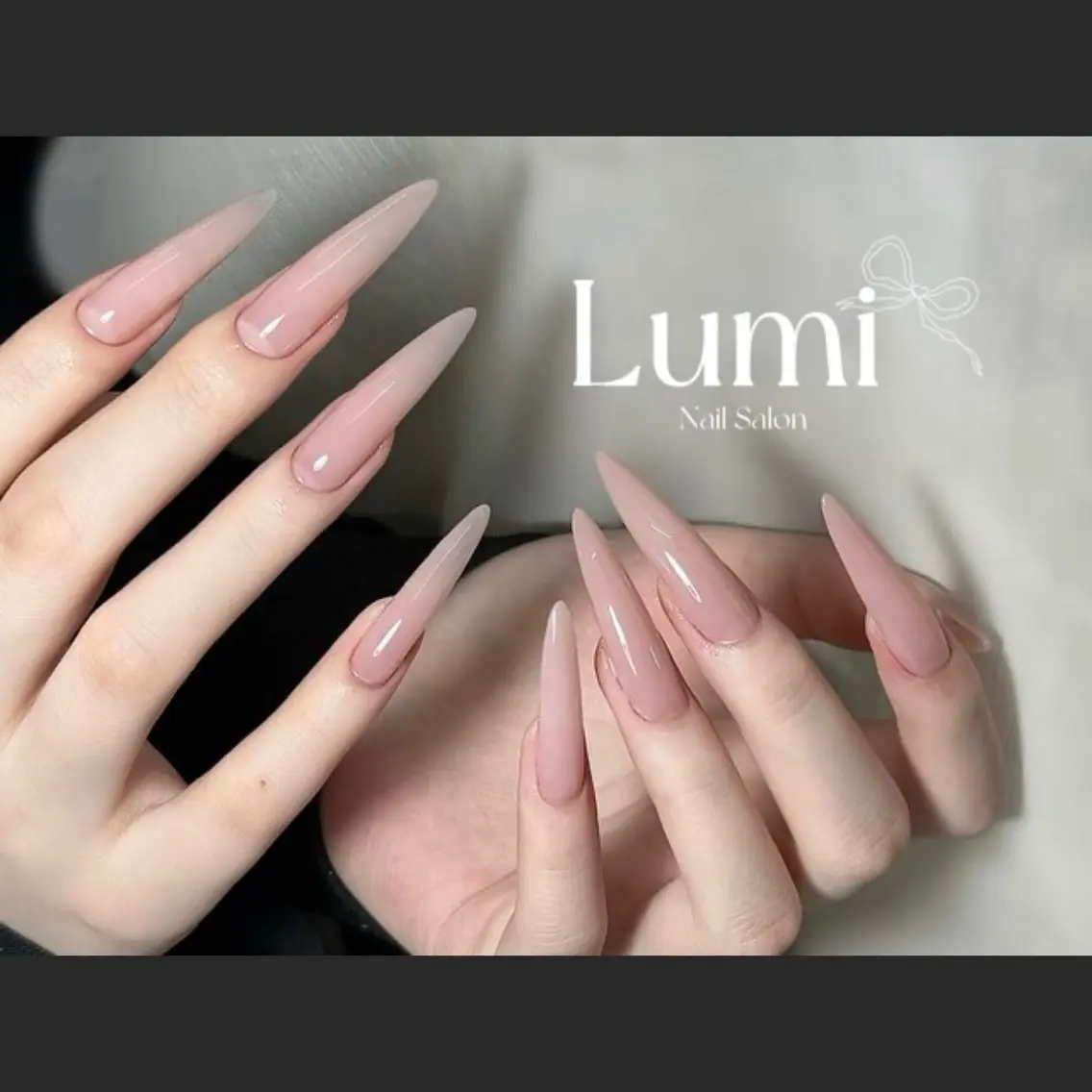 ネイル フレンチネイル ジェルネイル ガラスフレンチ マグネットネイル 持ち込み ハンドネイル E llenのネイルデザイン