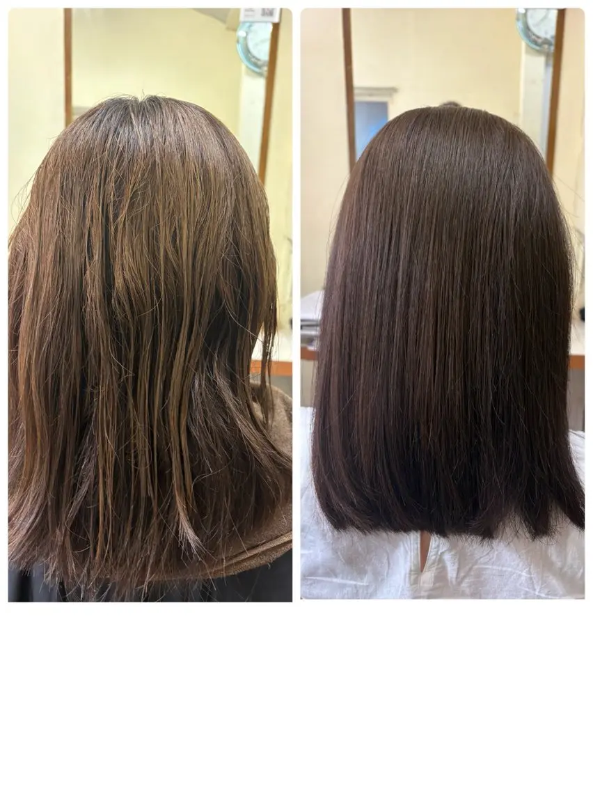 セミロング 酒井 さおりのヘアスタイル
