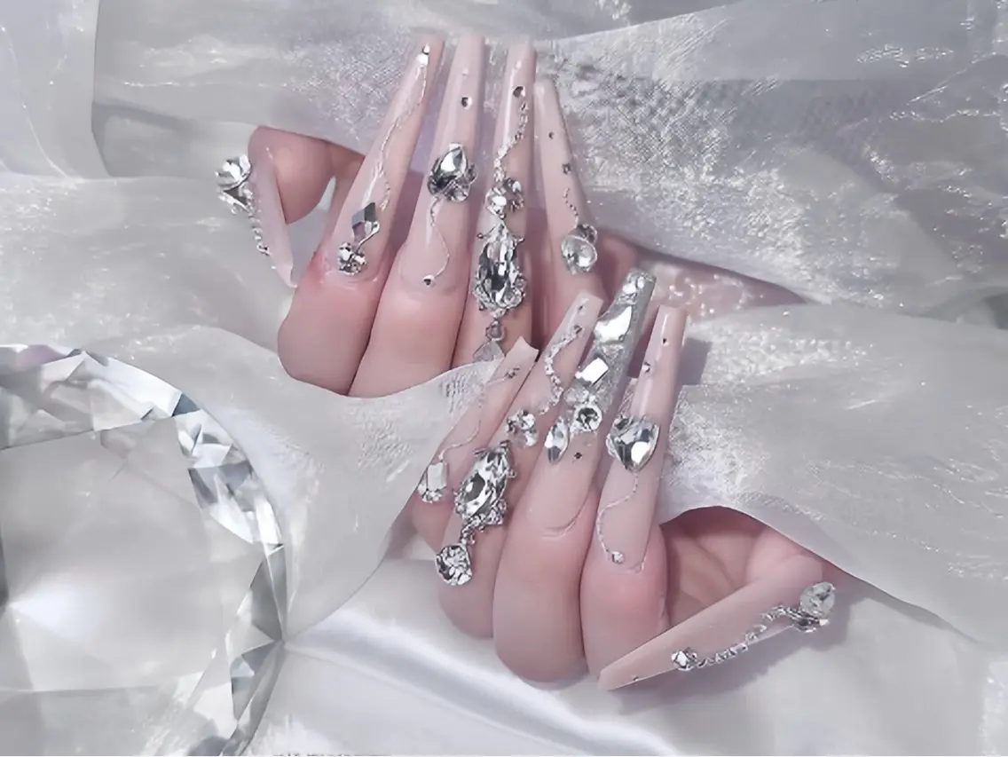 ネイル べっ甲ネイル ブルー フレンチネイル ジェルネイル ハロウィン ハンドネイル Rin Nail 新大久保店のネイルデザイン