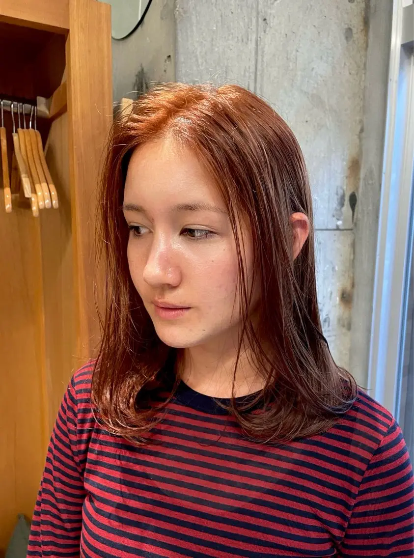 カラー chisato☁️ カットカラーモデルのヘアスタイル