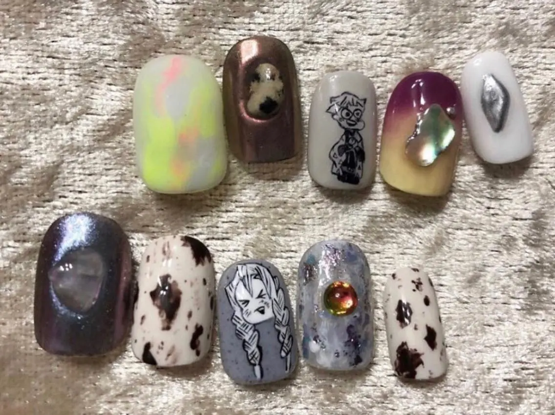 ネイル 持ち込み ハンドネイル パラあり！フィルイン 美フォルムのネイルデザイン