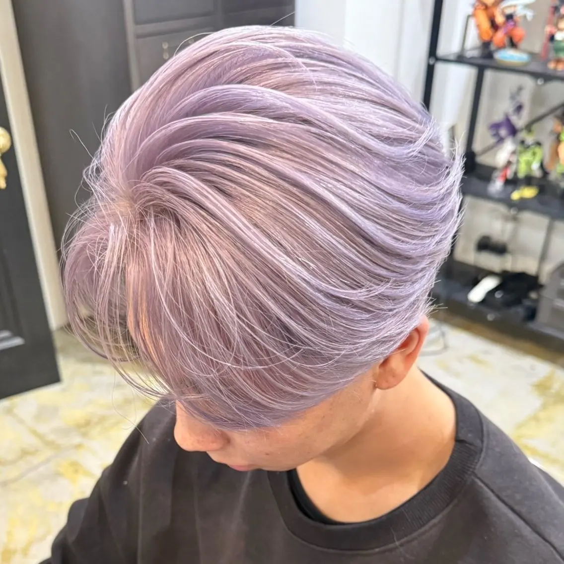 カラー メンズ バレイヤージュ特化 三宅陸斗のヘアスタイル
