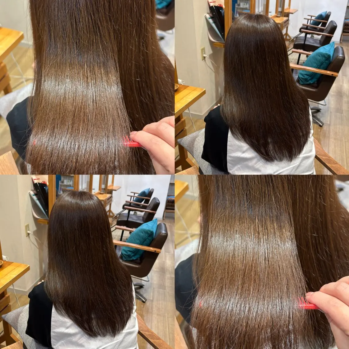 ロング カラー 透明感カラー グレージュ ヘアカラー トリートメント ヘッドスパ RINNO🌷透明感 カラー/髪質改善のヘアスタイル