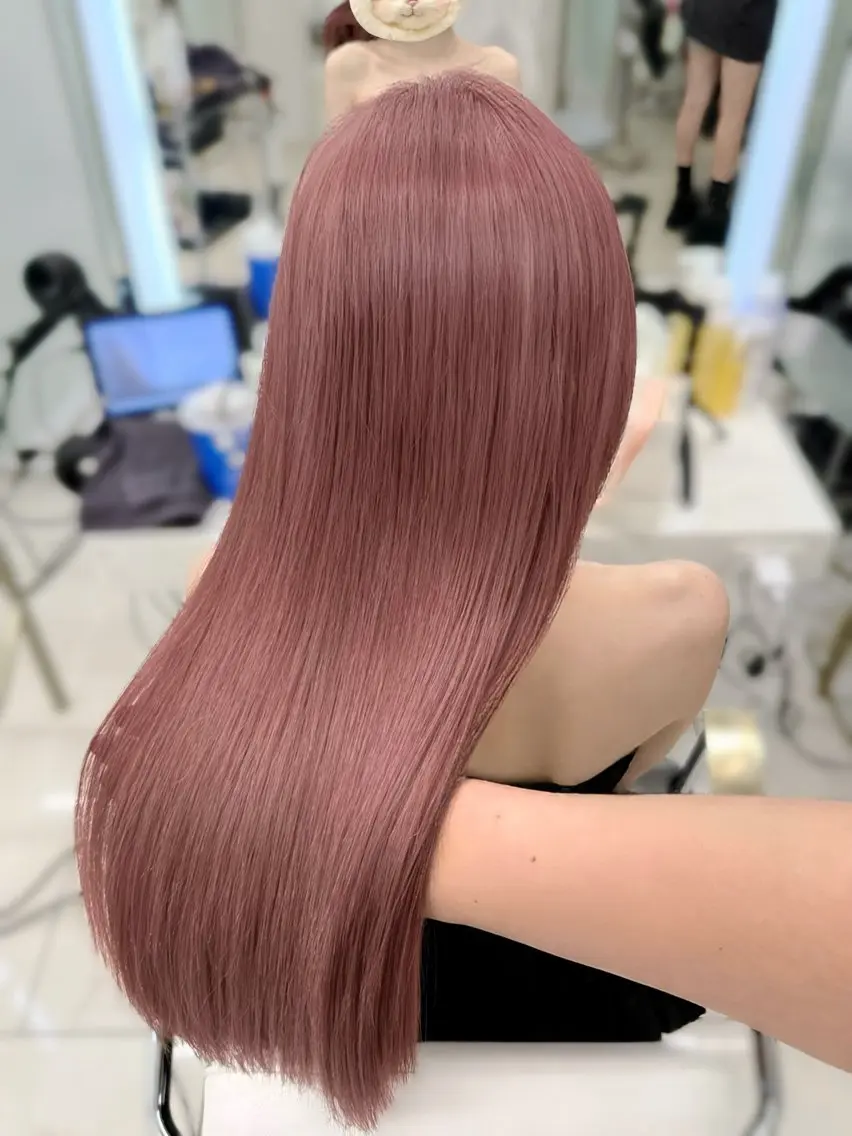 🎀人気No.1🎀 ケアブリーチWカラー＋うる艶トリートメントの写真