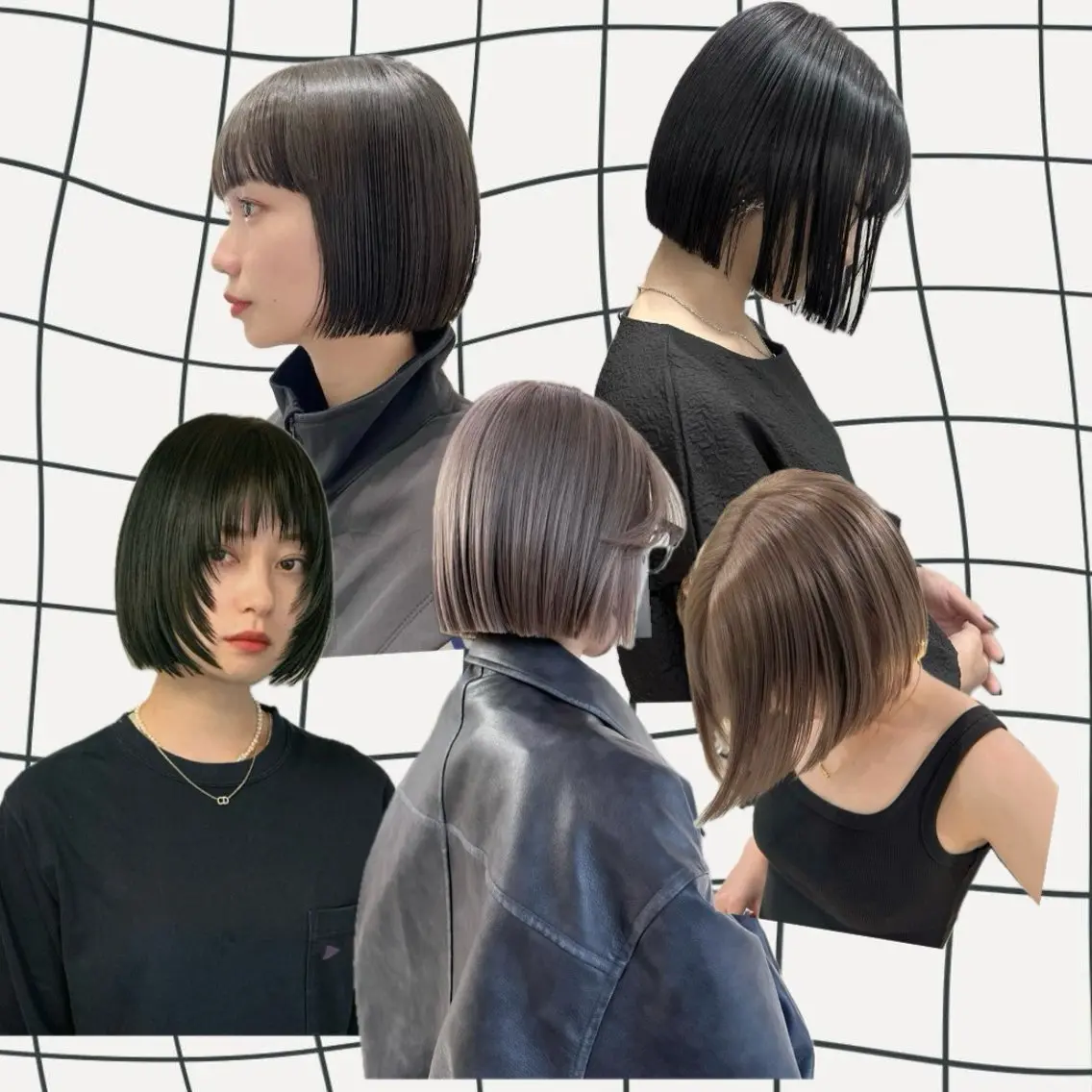 ミディアム 水谷 優華のヘアスタイル
