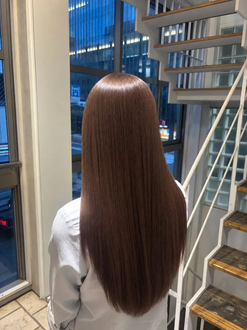 ロング カラー ヘアカラー GiseL 美優のヘアスタイル