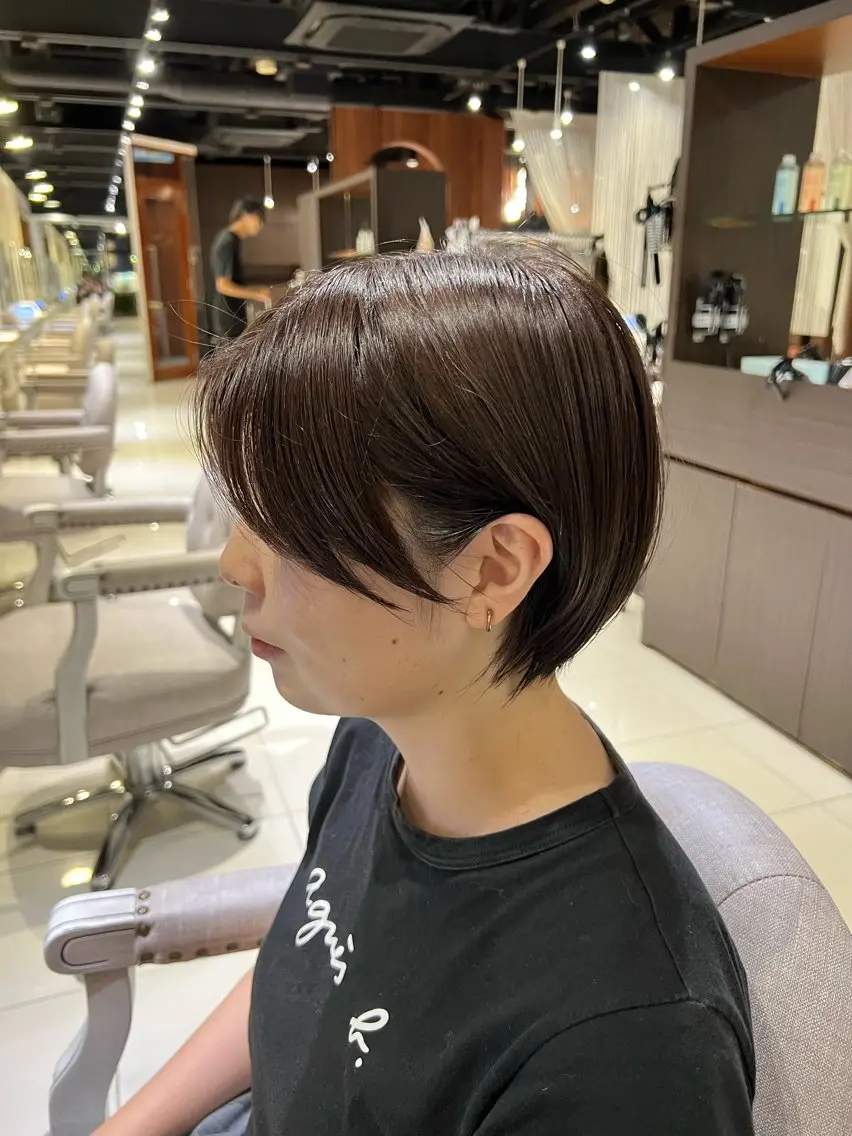 ショート ショートボブ ボブ ショートヘア 大野 智亜里のヘアスタイル