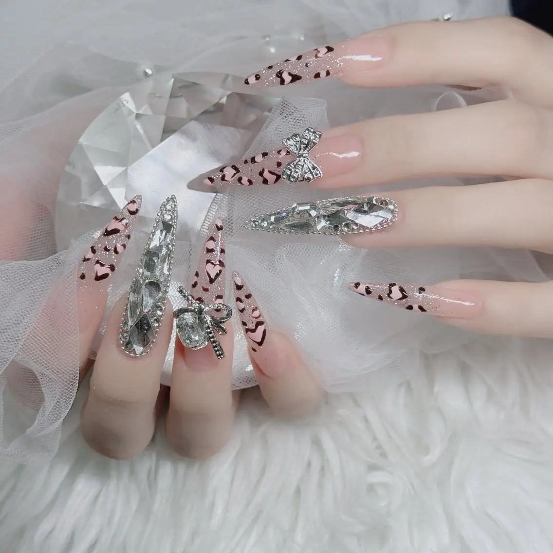 ネイル フットネイル フレンチネイル グラデーション 韓国ネイル ロングネイル ハンドネイル Hani Nail Salonのネイルデザイン