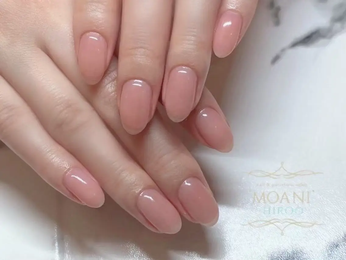 ネイル ワンカラーネイル ちなつ🫧 MOANI恵比寿店のネイルデザイン
