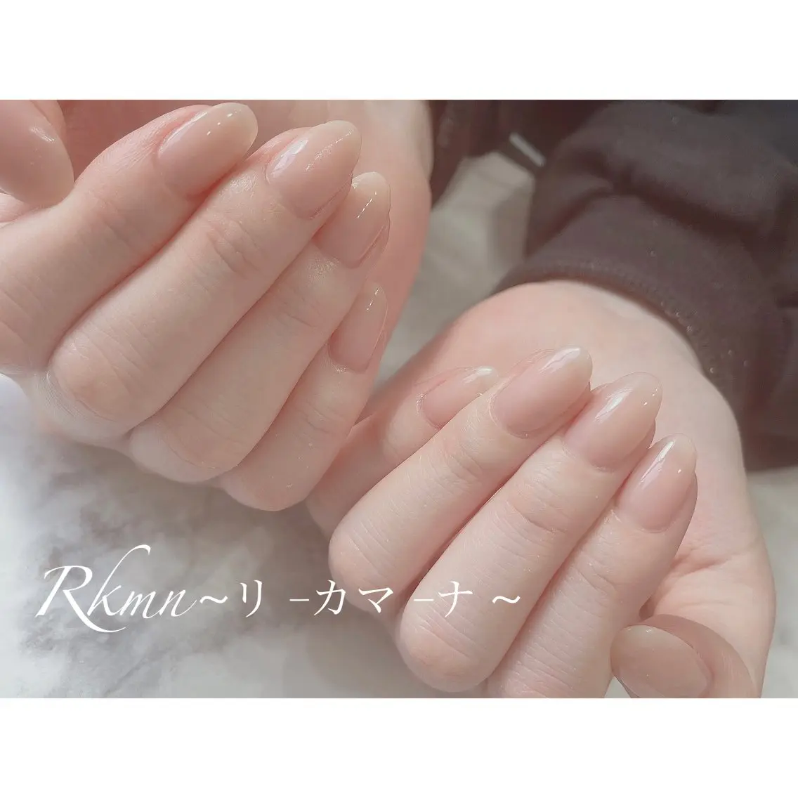 ネイル アートネイル ワンカラーネイル シンプルネイル 春ネイル ハンドネイル フットネイル ハンドケア Rkmn ~リ-カマ-ナ~のネイルデザイン