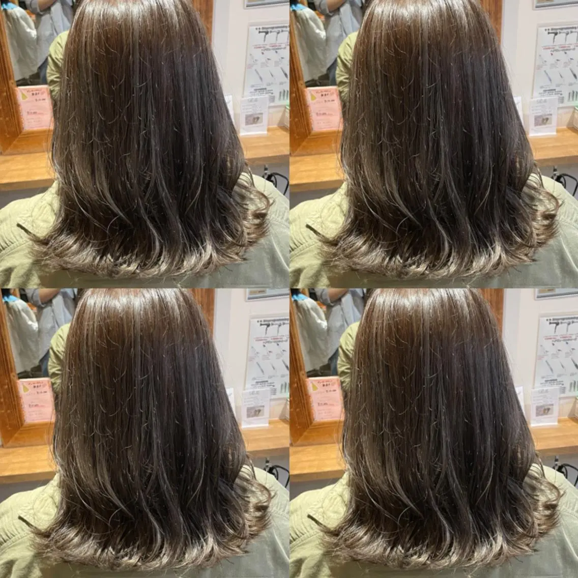 ミディアム カラー Minami. 🩵 再現性特化ヘアのヘアスタイル
