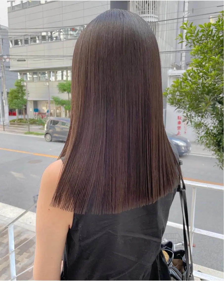 【🪖リピーター限定20％OFFクーポン🪖】カット➕縮毛矯正➕イルミナカラー➕自社開発3STEPトリートメントの写真