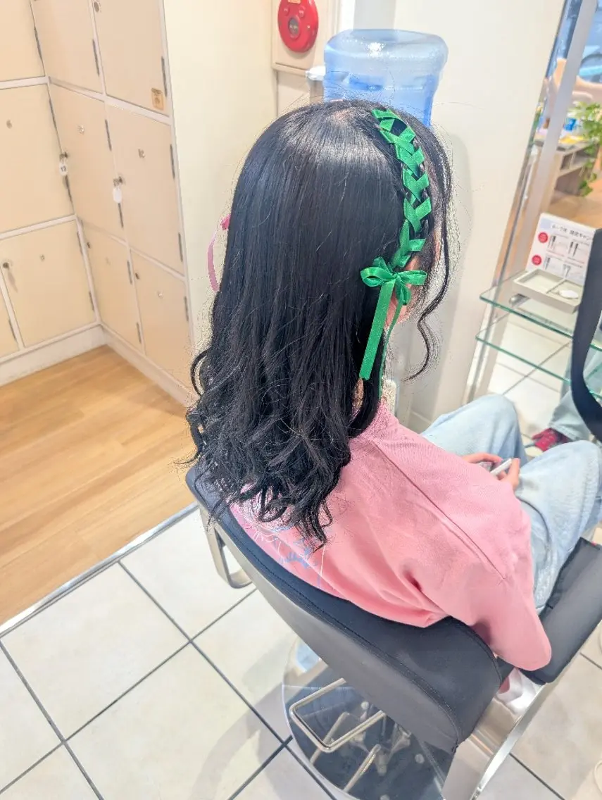 ヘアアレンジ 大人髪ヘアセット/ 切りたて感なしカットのヘアスタイル