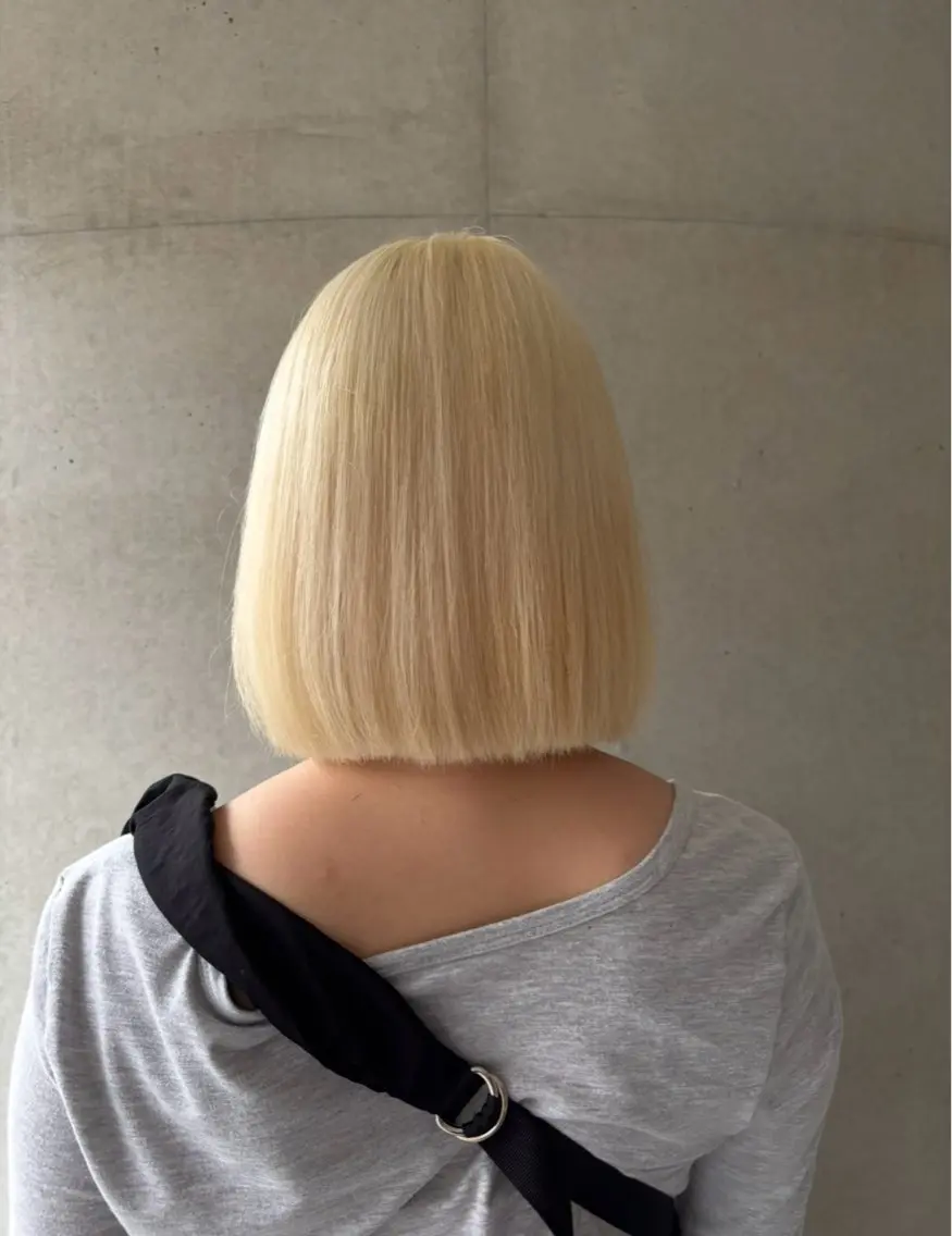 カラー ブリーチ ハイトーンカラー ヘアカラー アカリ😸🫶 カラーリスト🧡のヘアスタイル