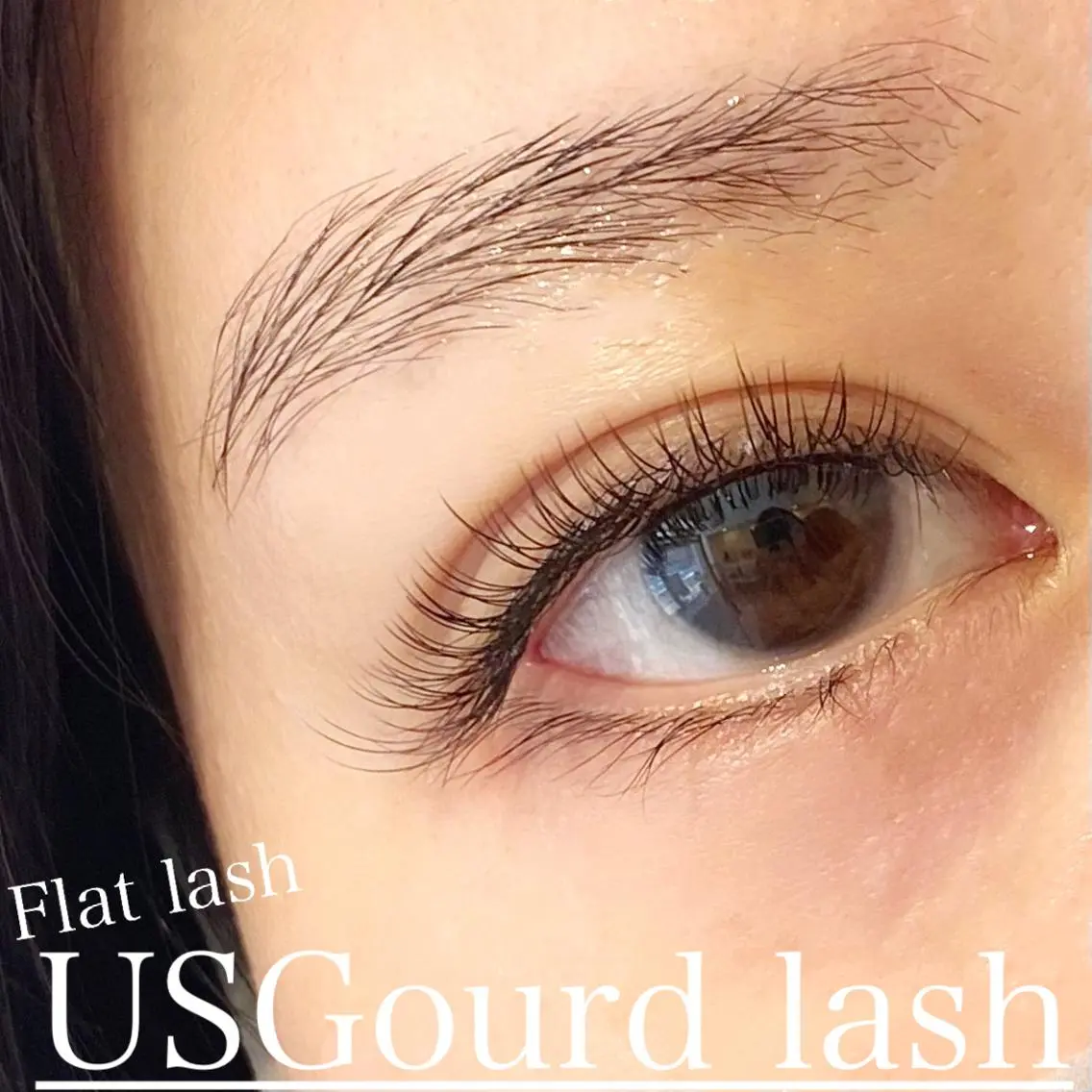 マツエク・マツパ フラットラッシュ eyelash Swellaのマツエク・マツパデザイン