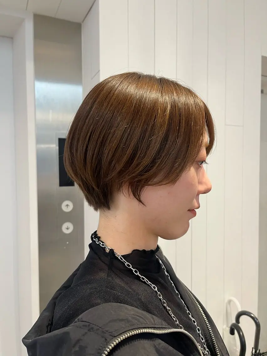 ショート ハンサムショート ショートヘア レイヤー/韓国ヘア yunaのヘアスタイル