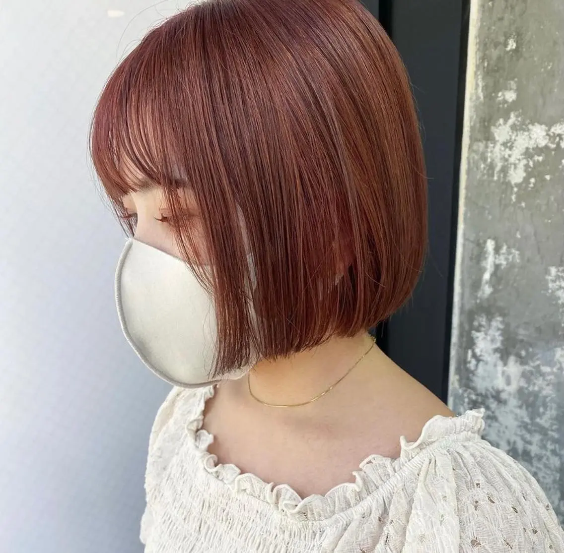 ショート カラー ヘアアレンジ ヘアカラー 福岡似合わせレイヤー /ウルフ/ハイトーンのヘアスタイル