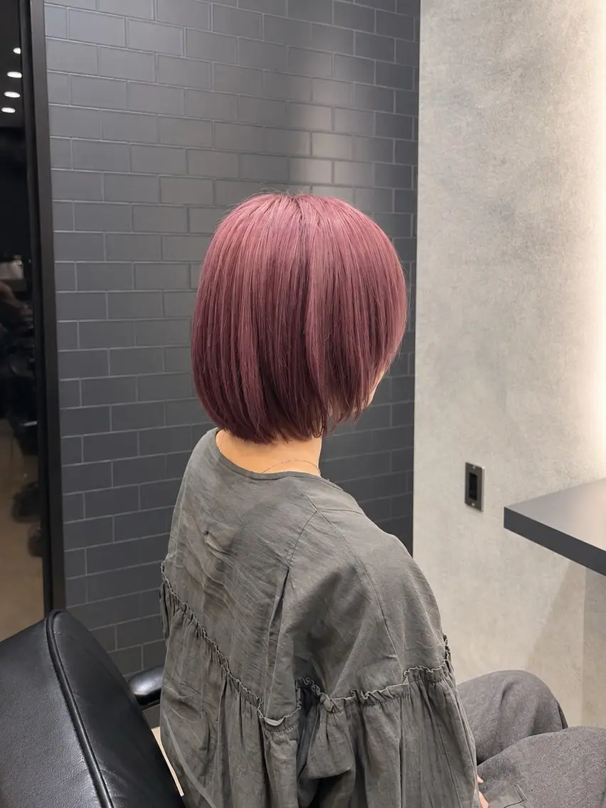 ショート カラー カット ヘアカラー トリートメント 祐樹/透明感カラー/ 髪質改善/似合わせのヘアスタイル