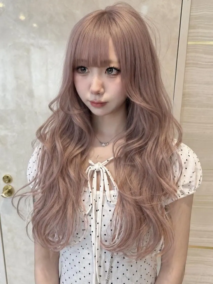 ロング カラー 透明感カラー 似合わせカット ヘアカラー トリートメント 🎀りな🎀透明感 カラー特化大宮のヘアスタイル
