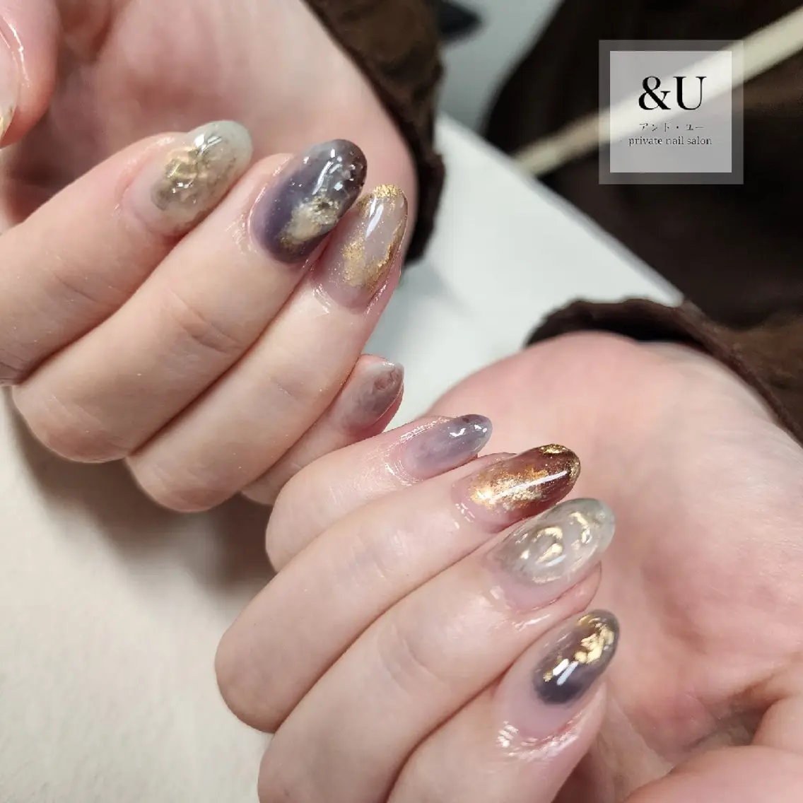 ネイル 持ち込み ハンドネイル ＆Ｕ (アンド・ユー)のネイルデザイン
