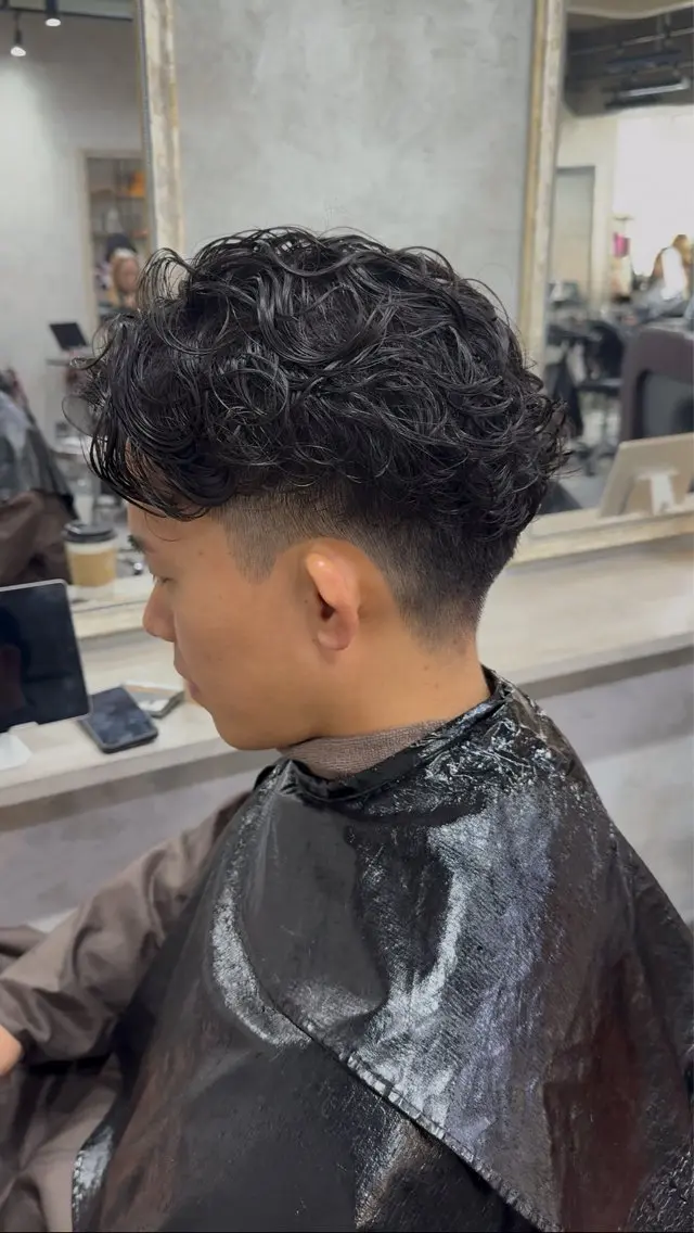 パーマ メンズ カット パーマ 🇺🇸🌊矢野 翔太🌞🗽のヘアスタイル