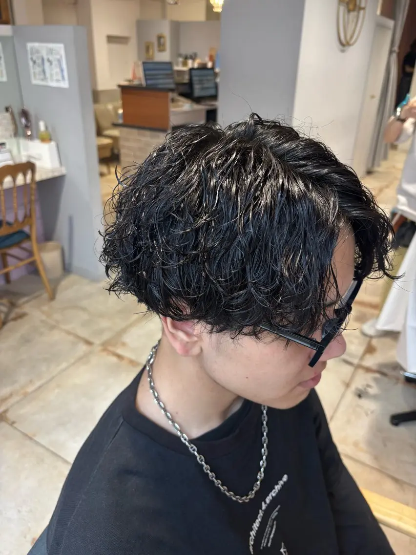 パーマ メンズ カット パーマ パーマ特化 /ASUMI🐶のヘアスタイル