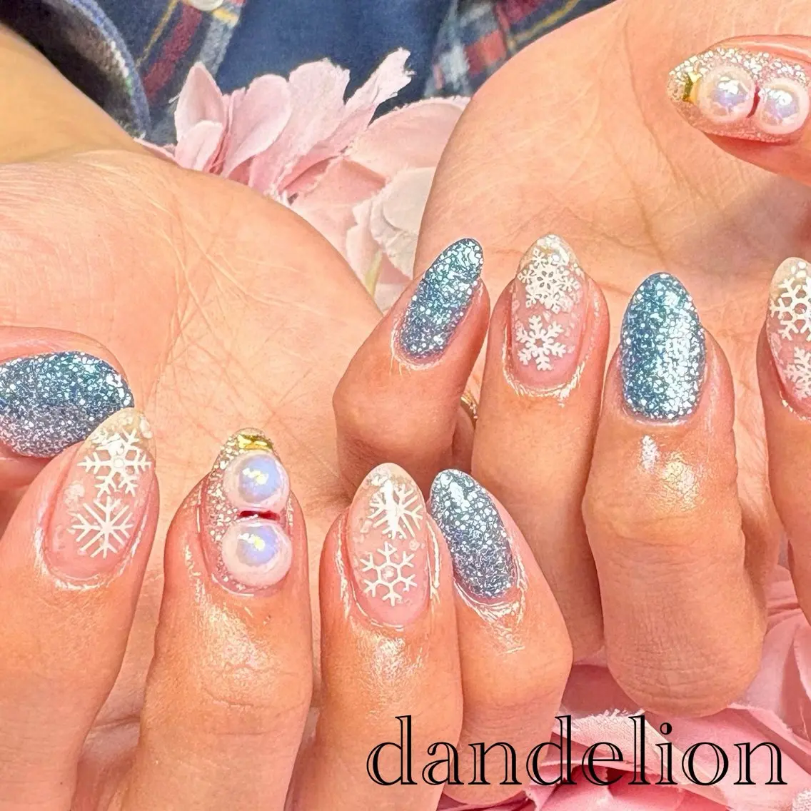 ネイル ハンドネイル ハンドケア dandelion ダンデライオンのネイルデザイン