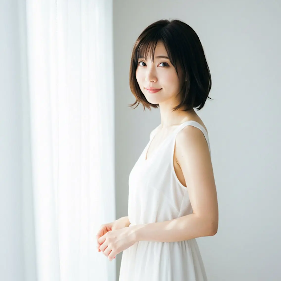 セミロング カット ヘアカラー トリートメント ヘッドスパ ✂︎ ｼﾝﾀｸ ✂︎のヘアスタイル